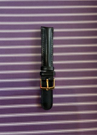 Correa en piel legitima para relojes Omega