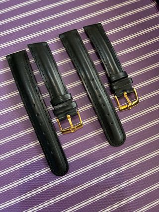 Lote 2 correas para reloj Omega