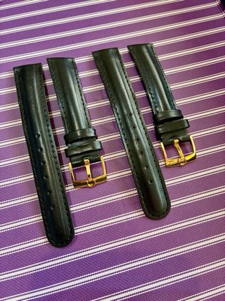 Lote 2 correas para reloj Omega