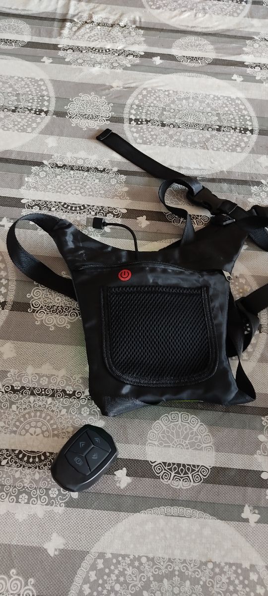 Mochila señalizadora seguridad bici o pa
