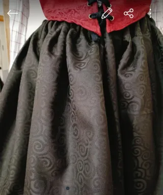 Falda Niña Baturra Marrón