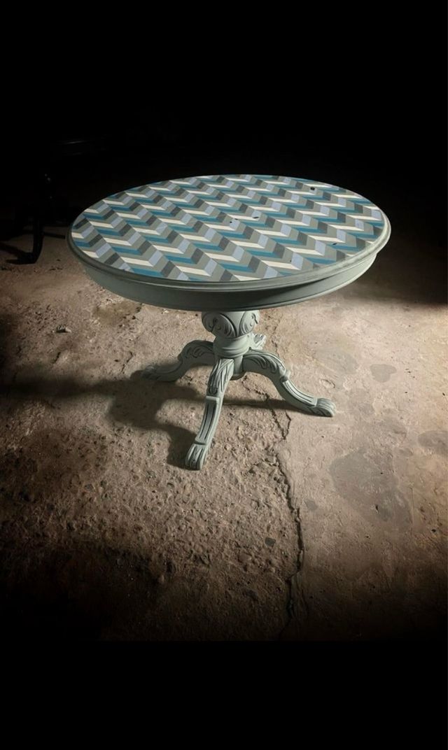 Mesa redonda vintage