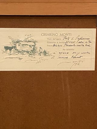 Quadro del pittore Cesarino Monti.