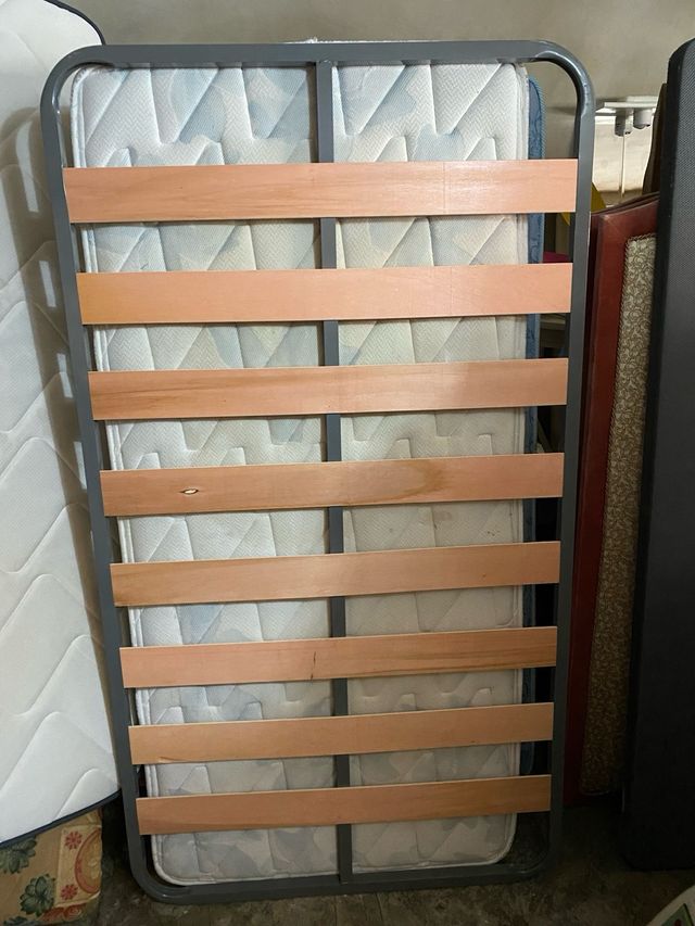 cama individual cabezal vintage