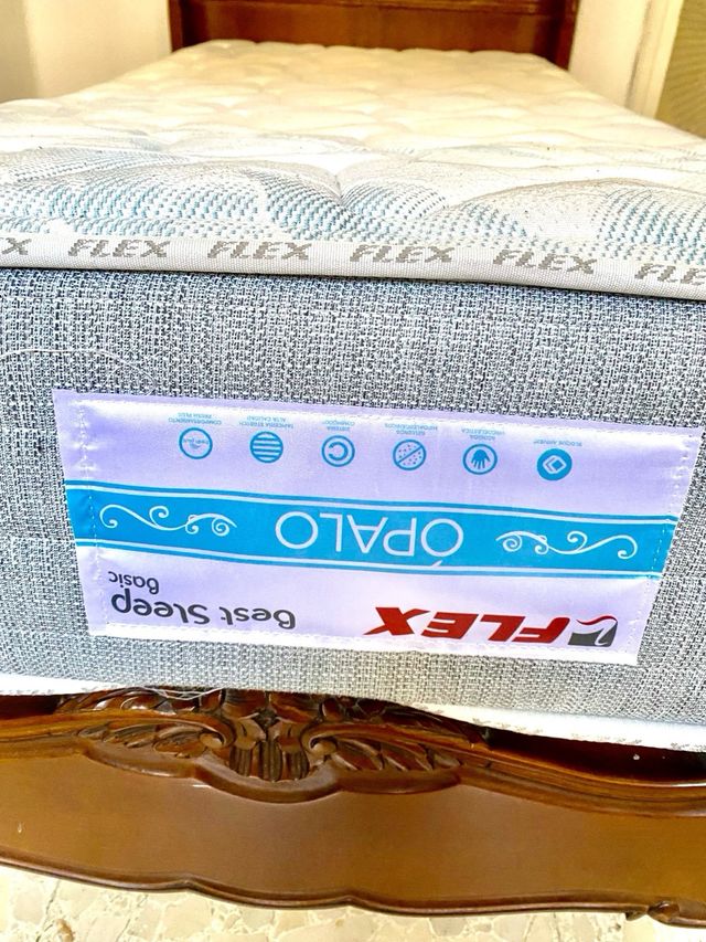 cama individual cabezal vintage