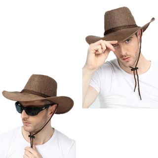 Sombrero de Vaquero Cowboy Adulto 58/59CM Marrón