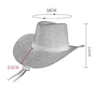 Sombrero de Vaquero Cowboy Adulto 58/59CM Marrón