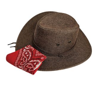 Sombrero de Vaquero Cowboy Adulto 58/59CM Marrón