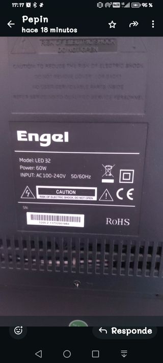 TV Engel led 32 pulgadas