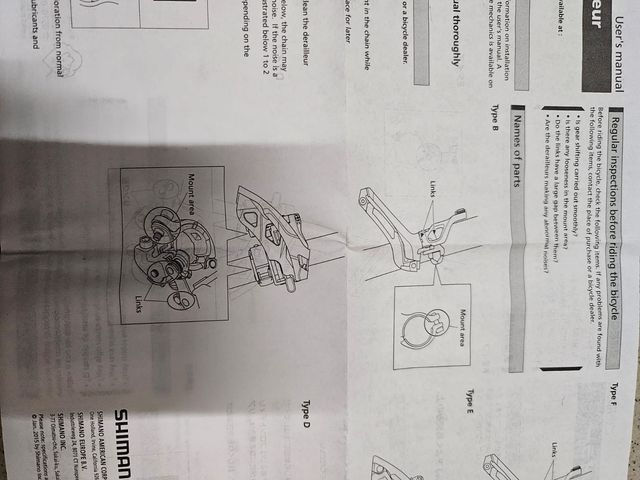 Shimano deragliatore XT 2X11