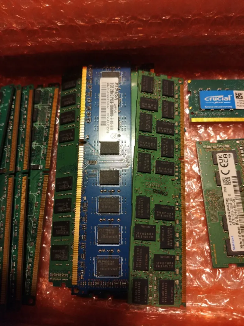 Lote de memorias RAM afbeelding 3