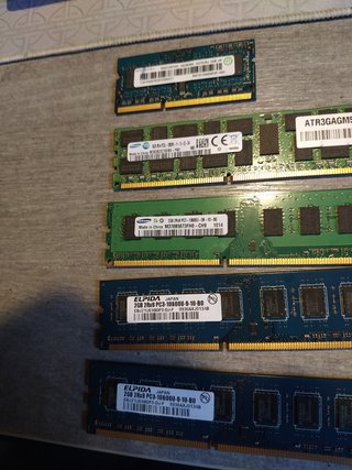 Lote de memorias RAM