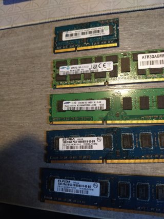 Lote de memorias RAM