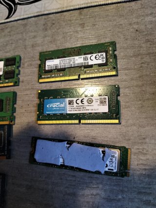 Lote de memorias RAM
