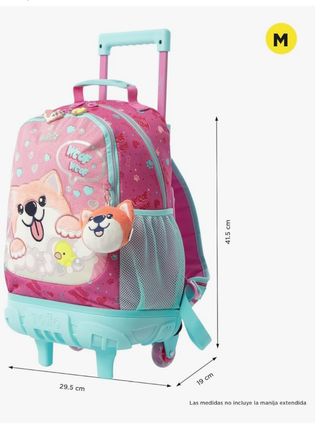 Mochila Totto com rodas M, Doggy Love 