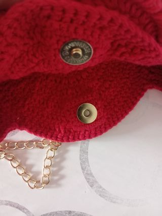 Bolso de mujer con forma de flor [Artesanal]