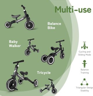 Triciclo para niños Besrey 5 en 1