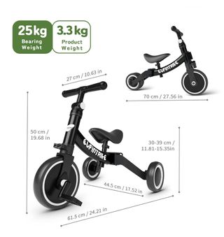 Triciclo para niños Besrey 5 en 1