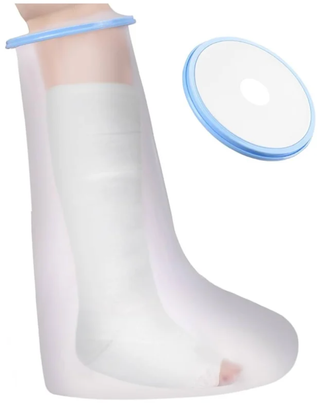 Funda protectora pierna para ducha