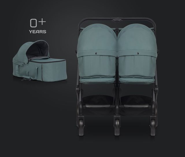 Capazo verde niño y niña cochecito ECHO - EasyGo