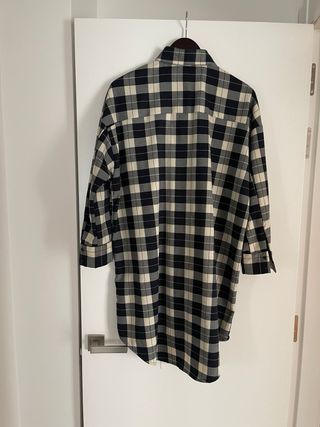 Vestido cuadros Zara