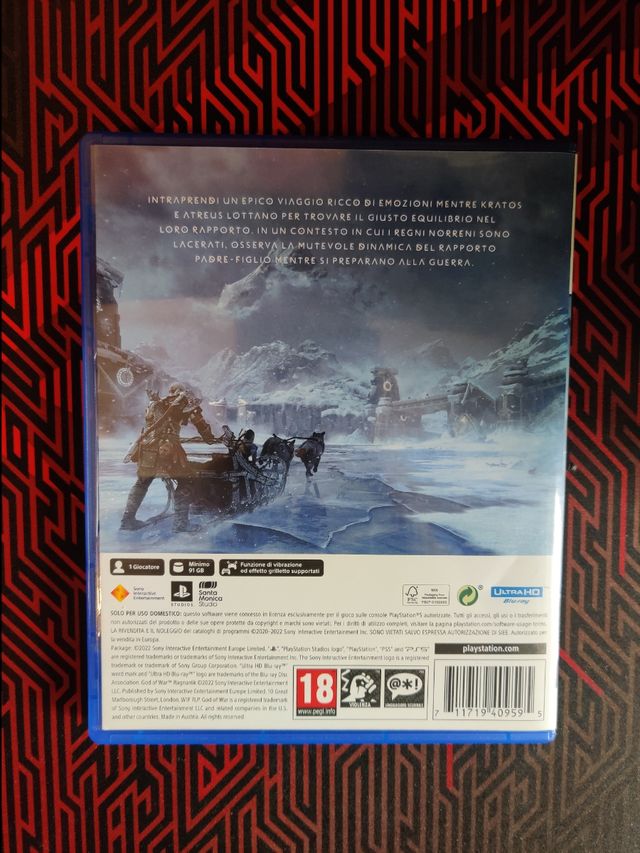 God of War Ragnarok Ps5 nuovissimo