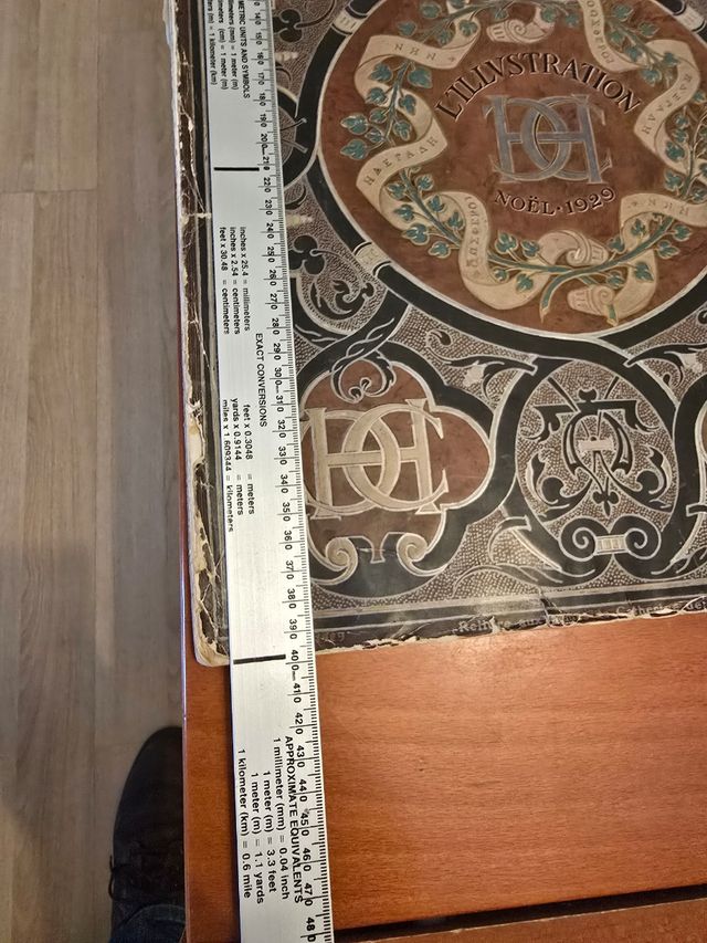 Revista de 1929 con láminas orientales japonesas