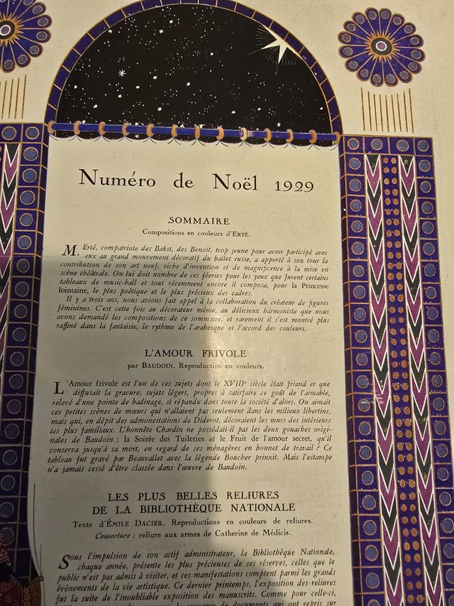 Revista de 1929 con láminas orientales japonesas