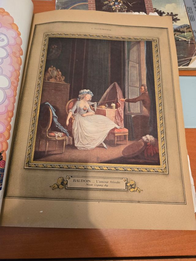 Revista de 1929 con láminas orientales japonesas