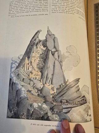 Revista de 1929 con láminas orientales japonesas