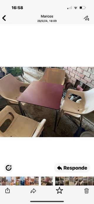 Conjuntonde mesas y sillas