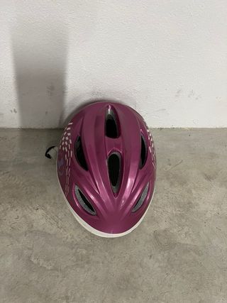 Casco bicicleta/patines para niño/a color rosa