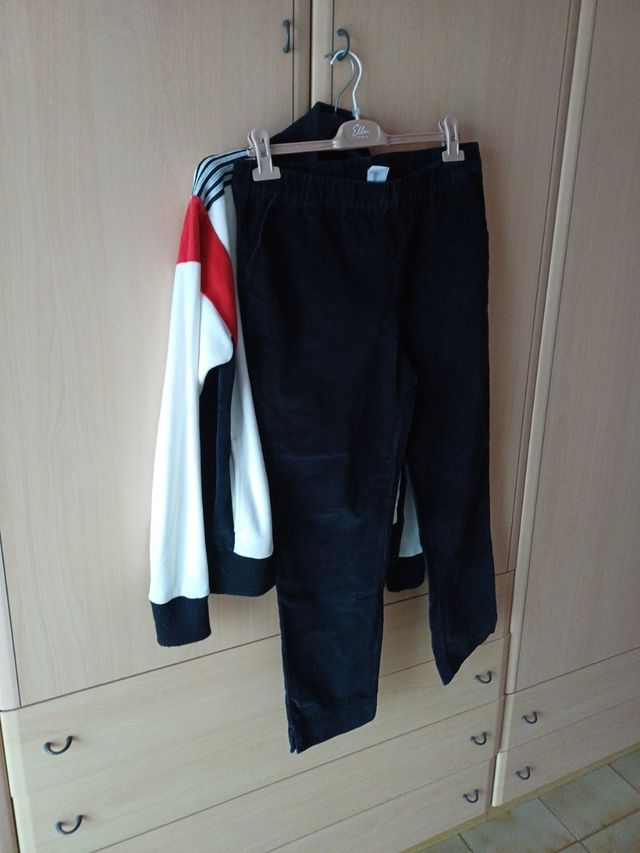 Pantaloni  con felpa in ciniglia