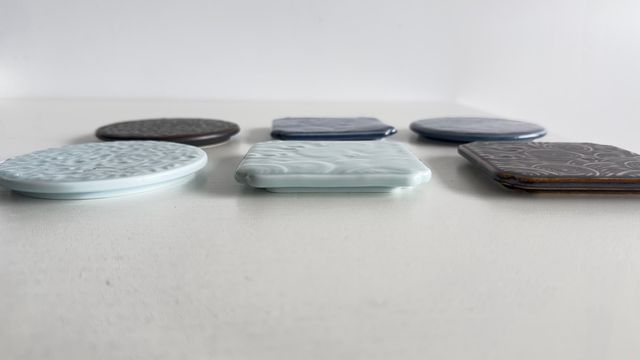 Set de 6 posavasos ceramicas