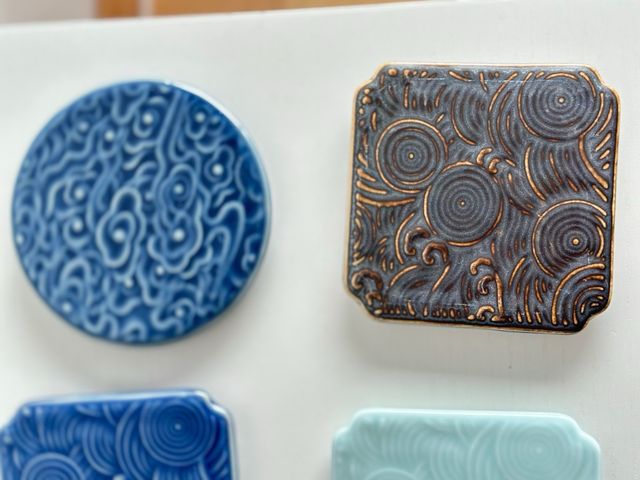 Set de 6 posavasos ceramicas