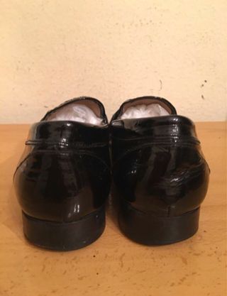 UTERQÜE  mocasines charol mujer 37 