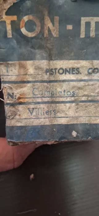 Pistones Hispano Villiers 125cc