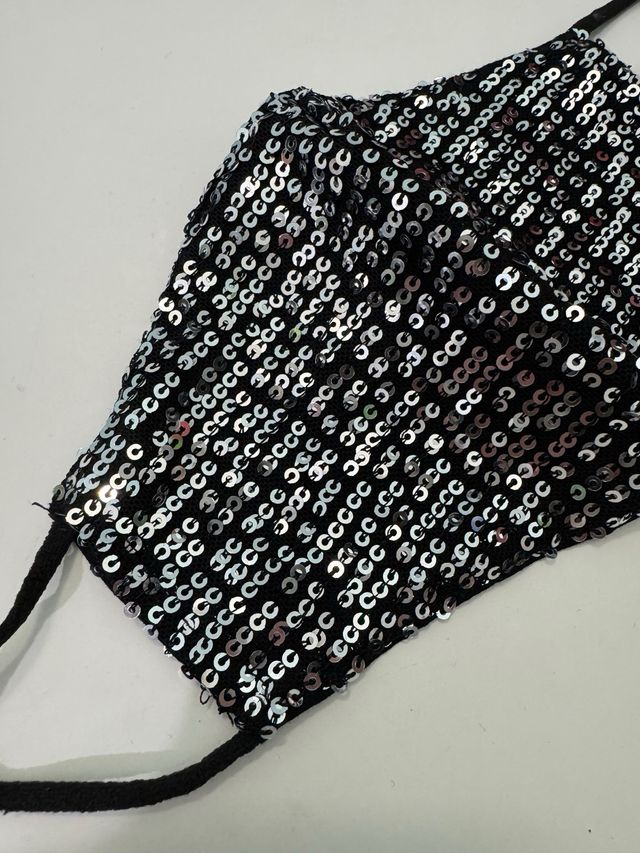 Mascherina paillettes