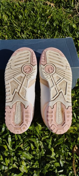 Zapatillas Mujer New Balance 550 Rosa y Blanco
