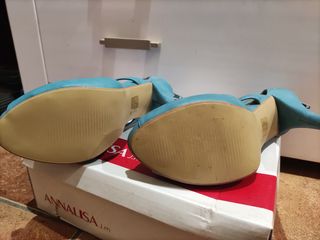 Sandalias plataforma azul talla 37 Dospies