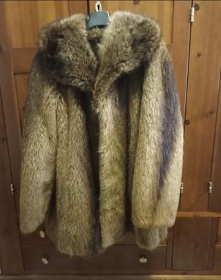 Abrigo piel de Zorro Canadiense