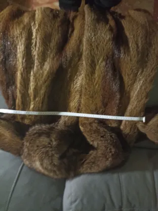 Abrigo piel de Zorro Canadiense