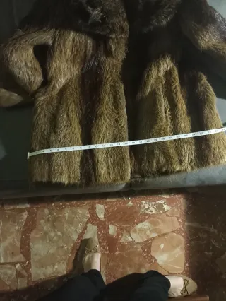 Abrigo piel de Zorro Canadiense