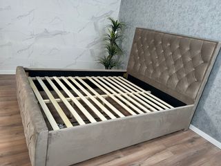 CAMA COMPLETA CON CABECERO TERCIOPELO 135 Y 150