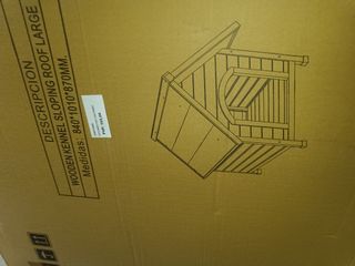 Caseta de madera para perros