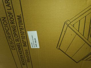 Caseta de madera para perros