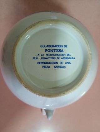 jarra porcelana antigua