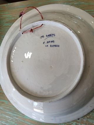 MAGNÍFICA FUENTE CERÁMICA LA RAMBLA