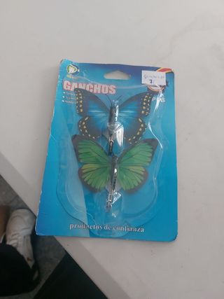 Ganchos suporte formato borboleta