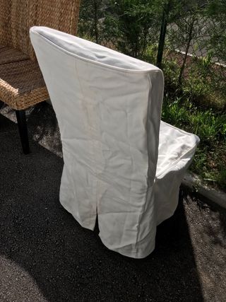 Sillas Ikea Hallsta y fundas Bergmund